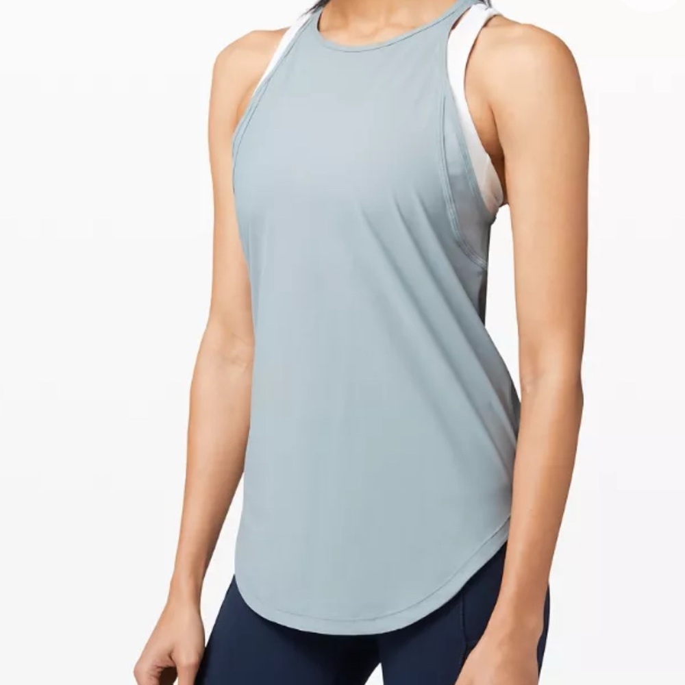 LULULEMON Run Off Route tank top size small loose and breathable